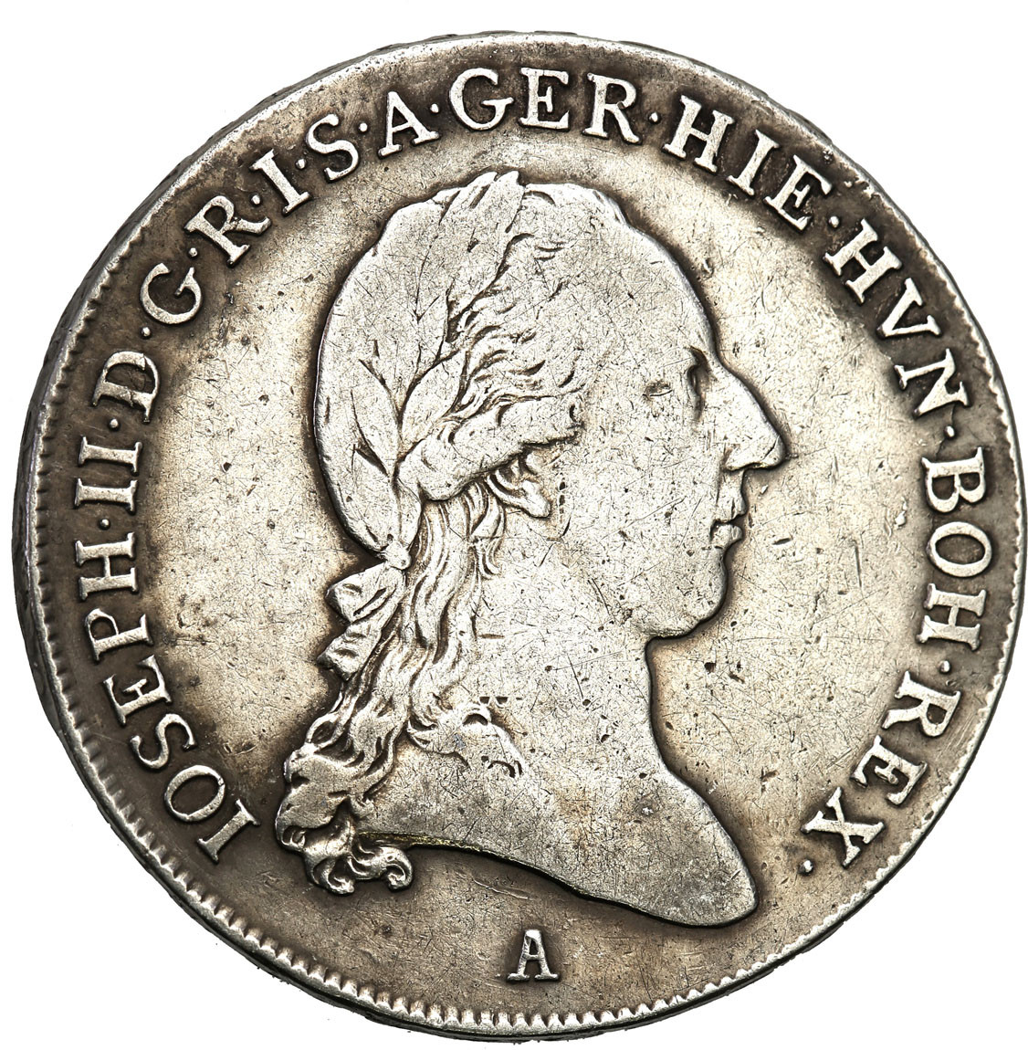 Austria. Józef II (1780-1790). Półtalar 1790 A, Wiedeń
